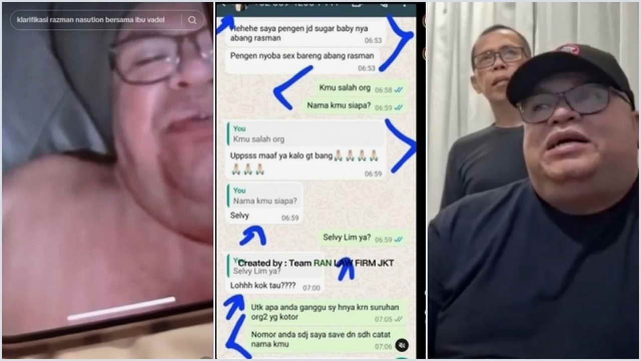 Razman Arif Nasution VIRAL Link Video Tak Senonoh Diduga Razman Arif Nasution Pengacara Vadel Badjideh, Netizen Penasaran Apa Benar?